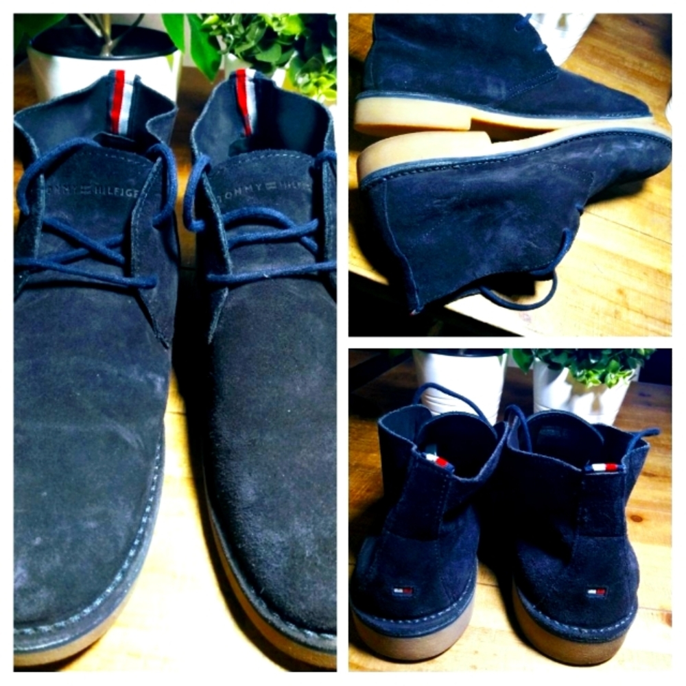 Tommy Hilfiger men's suede boots size 11.5